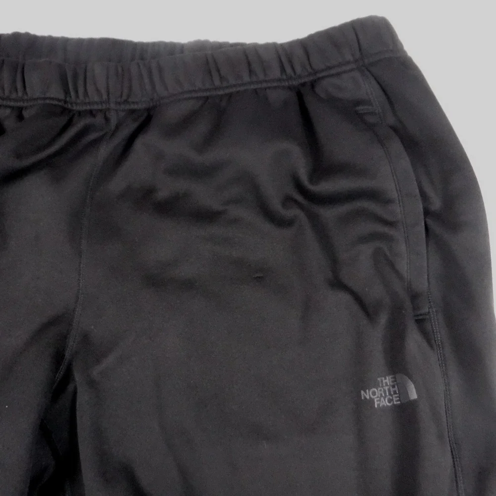 The North Face Mens XXL Black Sweat Pants Elastic Waist Drawstring Straight Leg